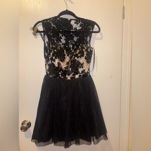 B. Darlin Black Prom Dress